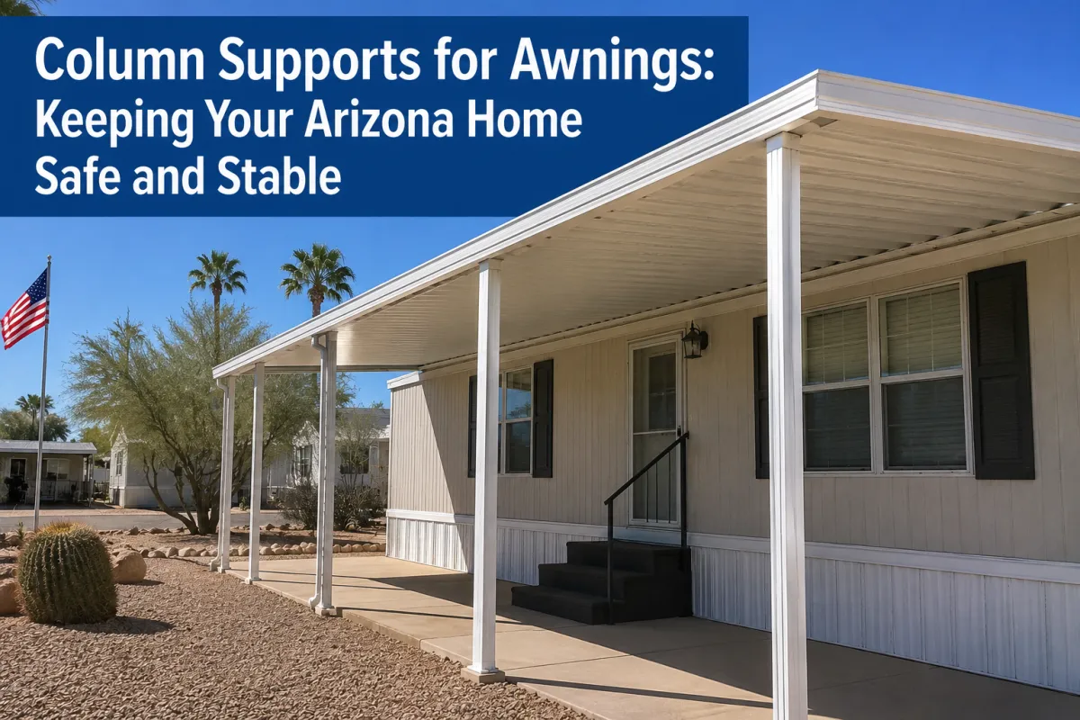 Column Supports for Awnings: Keeping Your Arizona Home Safe and Stable