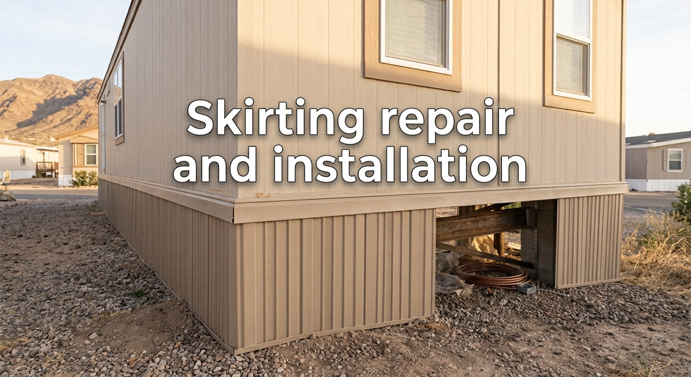 Skirting Repair & Installation for your Mobile Home