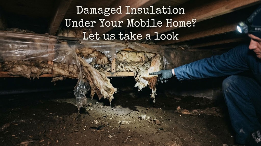 Fix Damaged Insulation Under Your Mobile Home