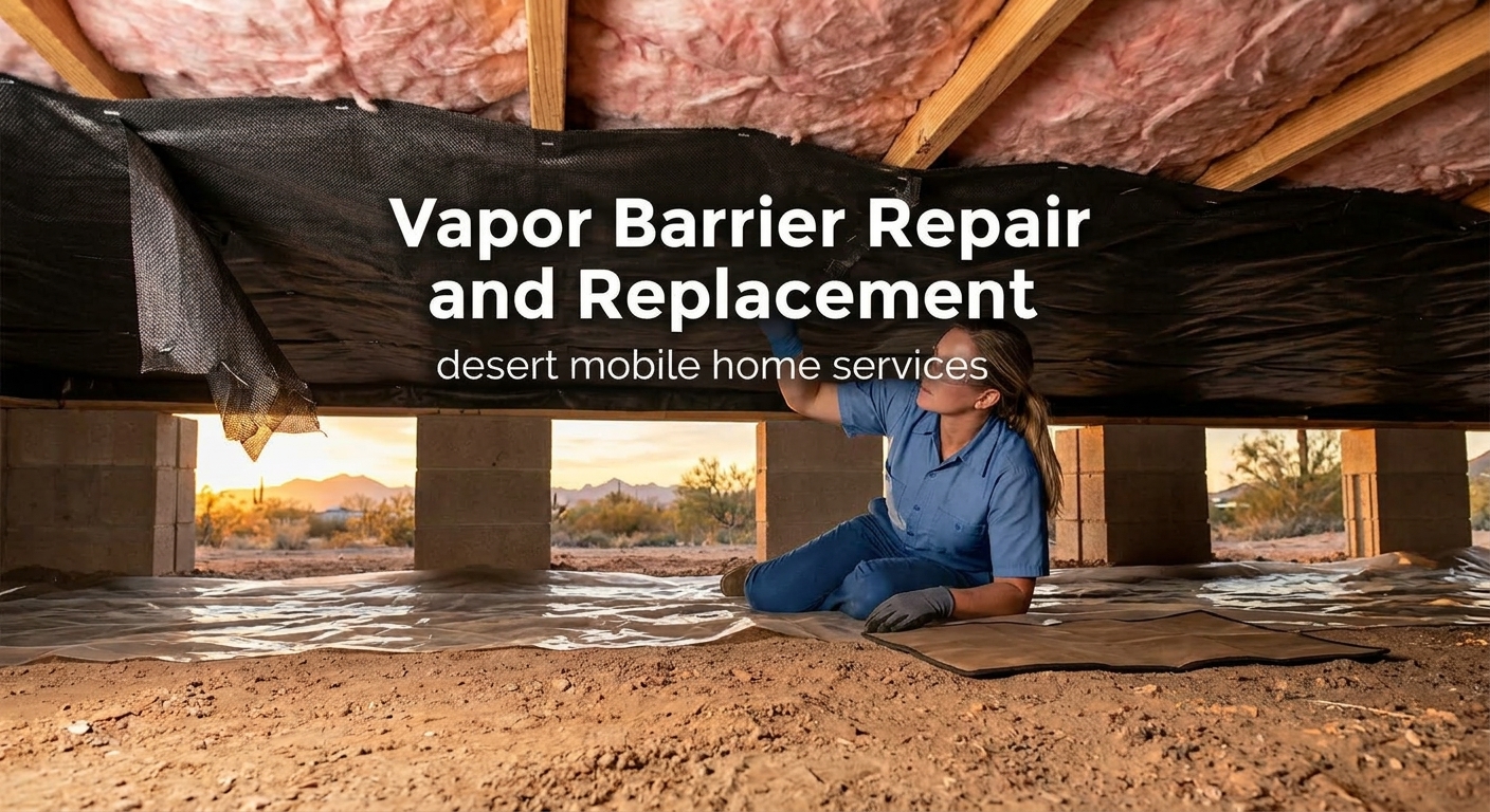Vapor Barrier Repair & Replacement for Arizona Mobile Homes