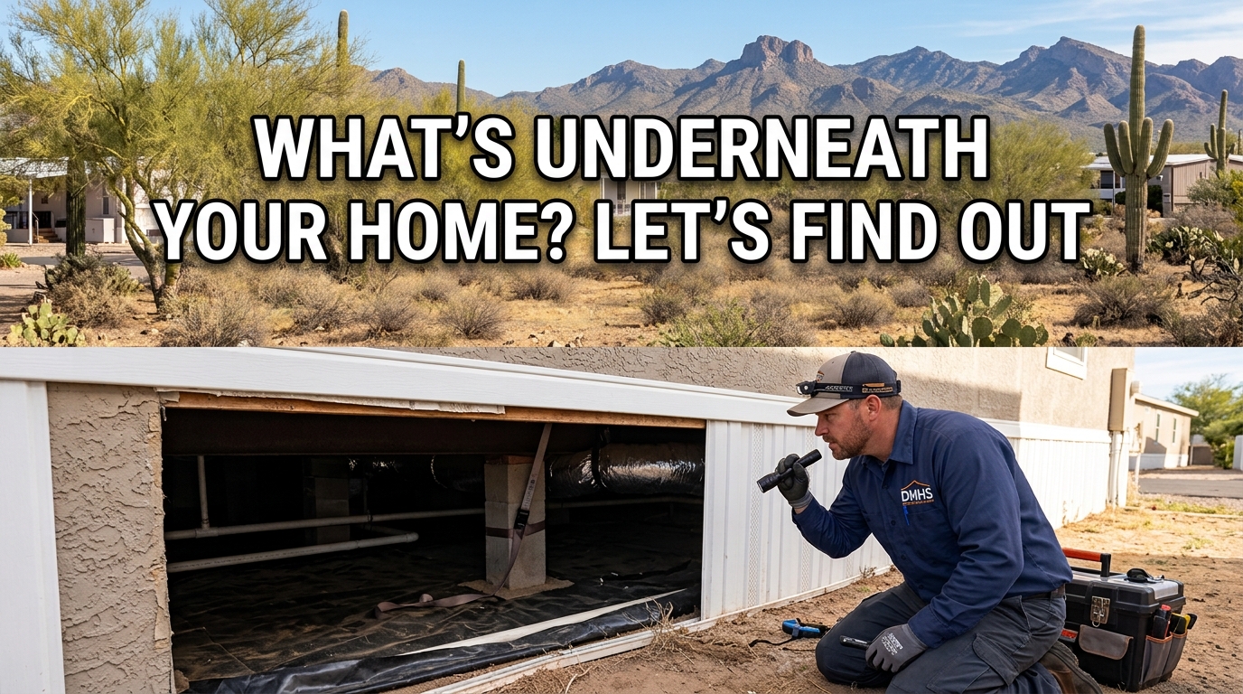 What Can You Find Under a Mobile Home? Why a Crawl Space Inspection Matters