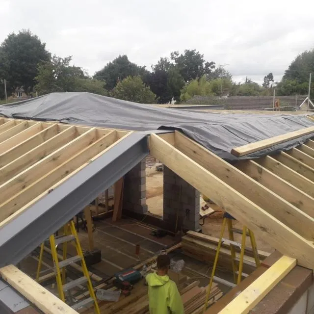 Barn conversions near Caversham with the original timber frame retained