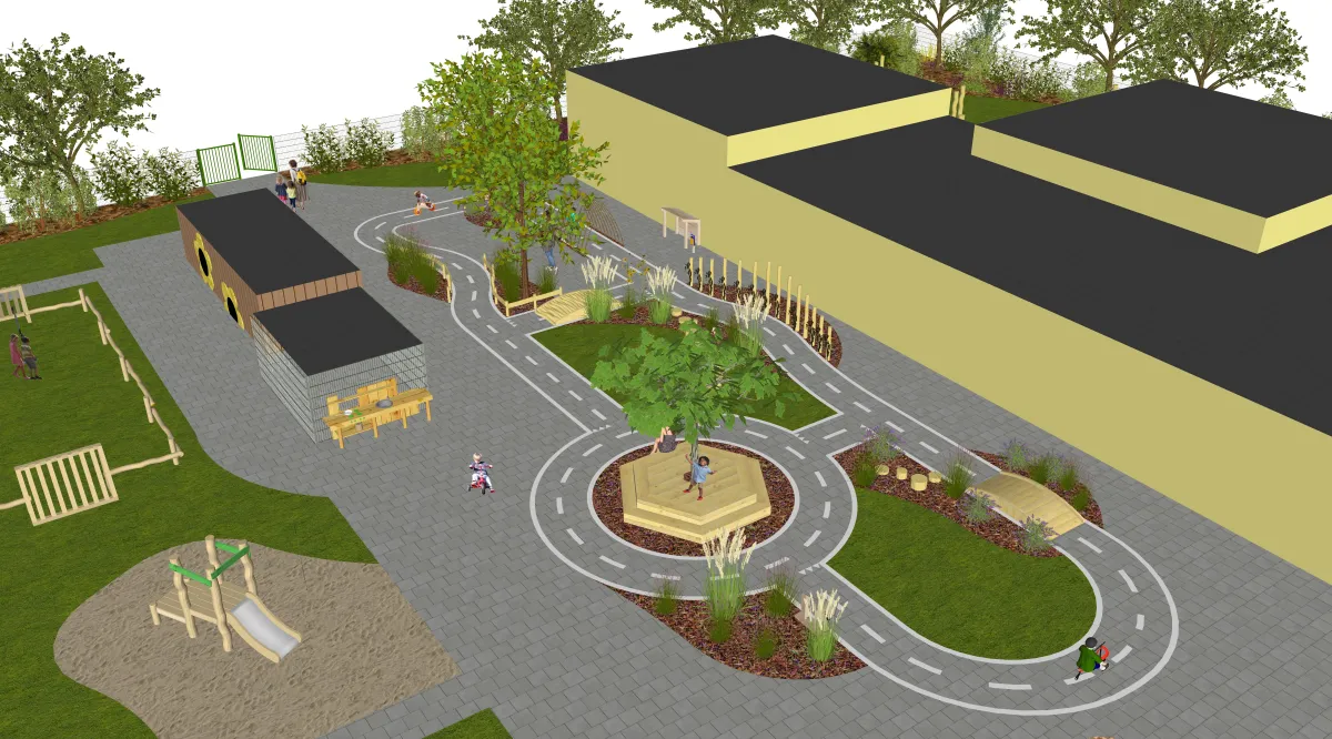 groen schoolplein