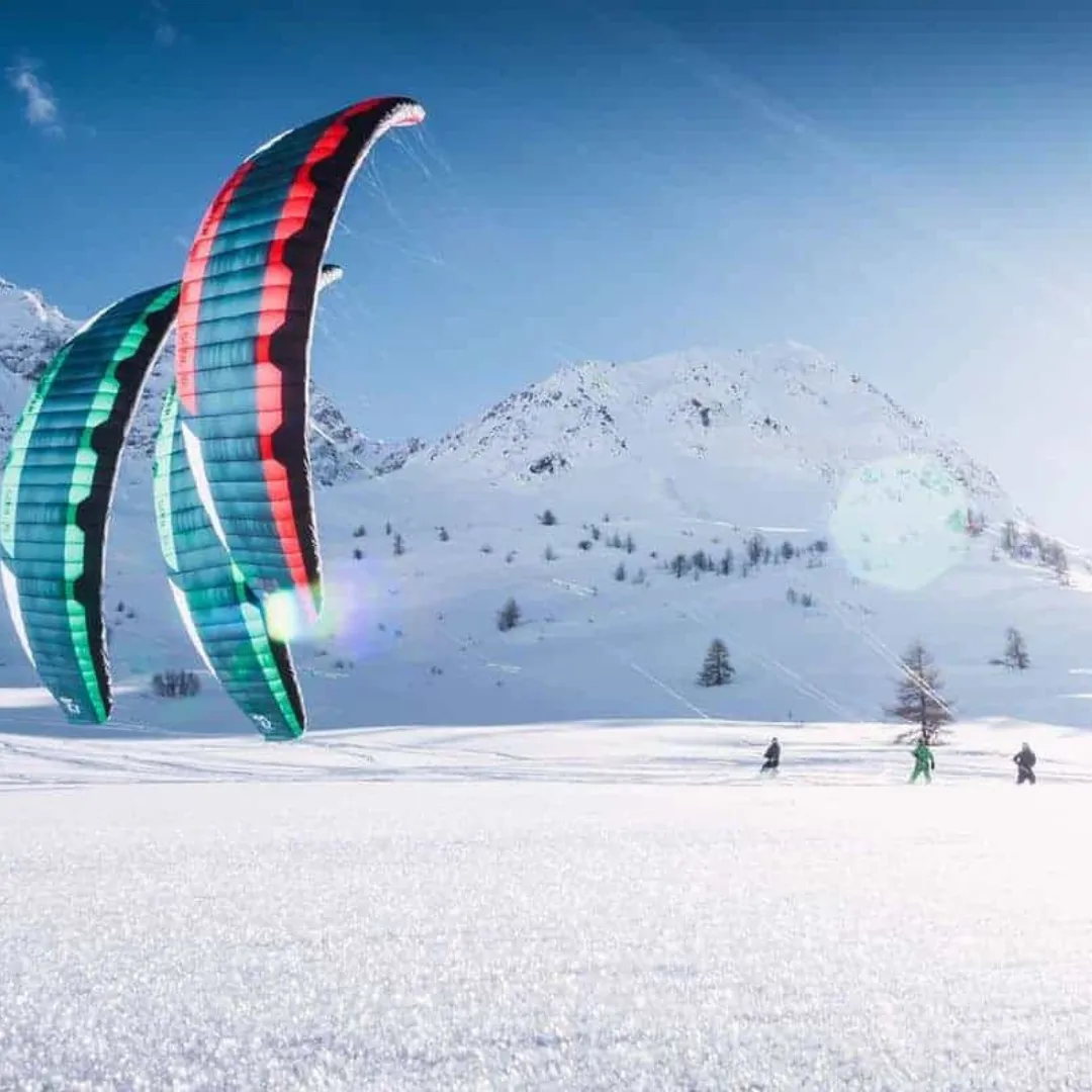 snow kite met kitereizen wereldwijd