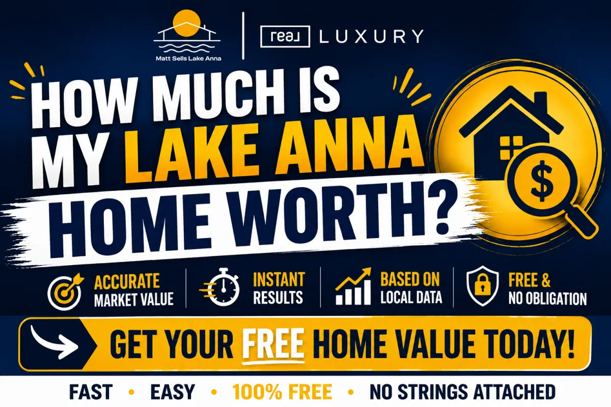 How Much Is My Lake Anna Home Worth?