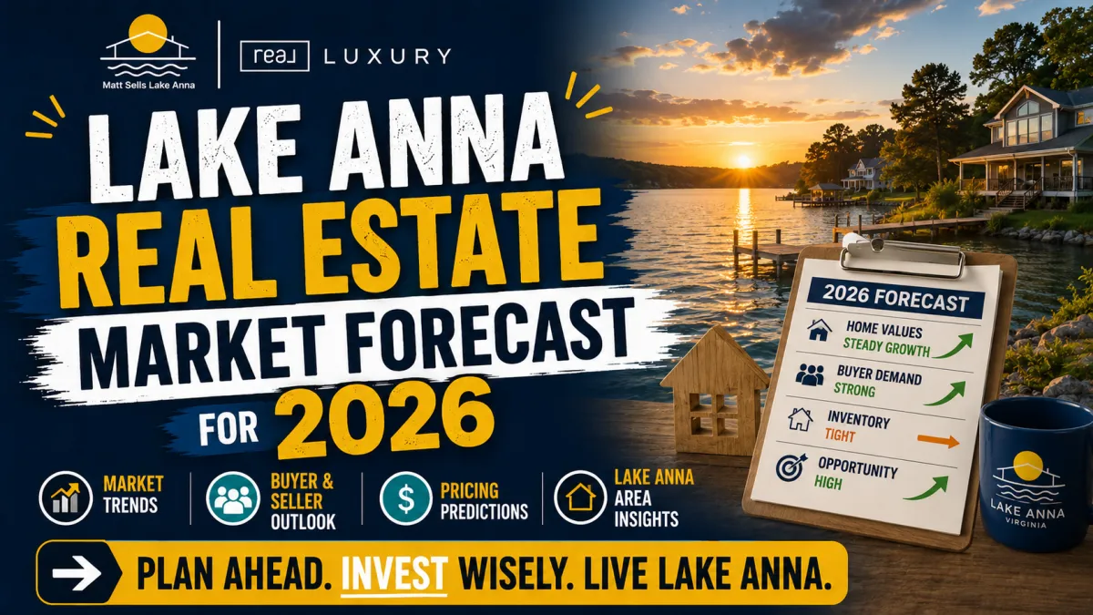 Lake Anna Real Estate Market Forecast for 2026