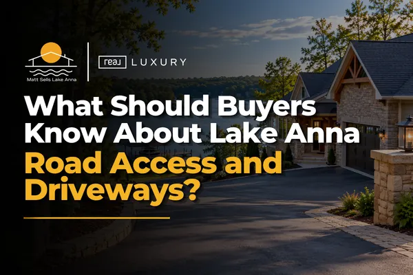 Lake Anna road access