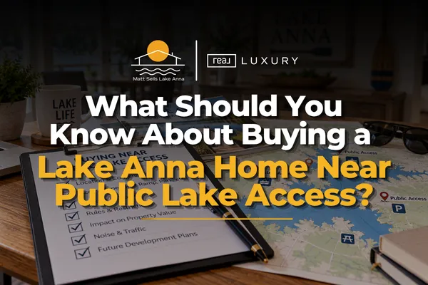 Lake Anna public lake access