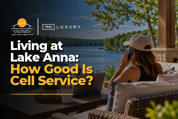 Cell service at Lake Anna