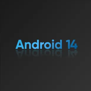 Android 14 operating system logo for Interactive Whiteboard