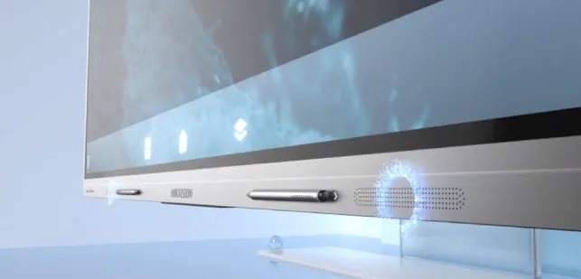 High-quality built-in speakers for interactive smartboard audio