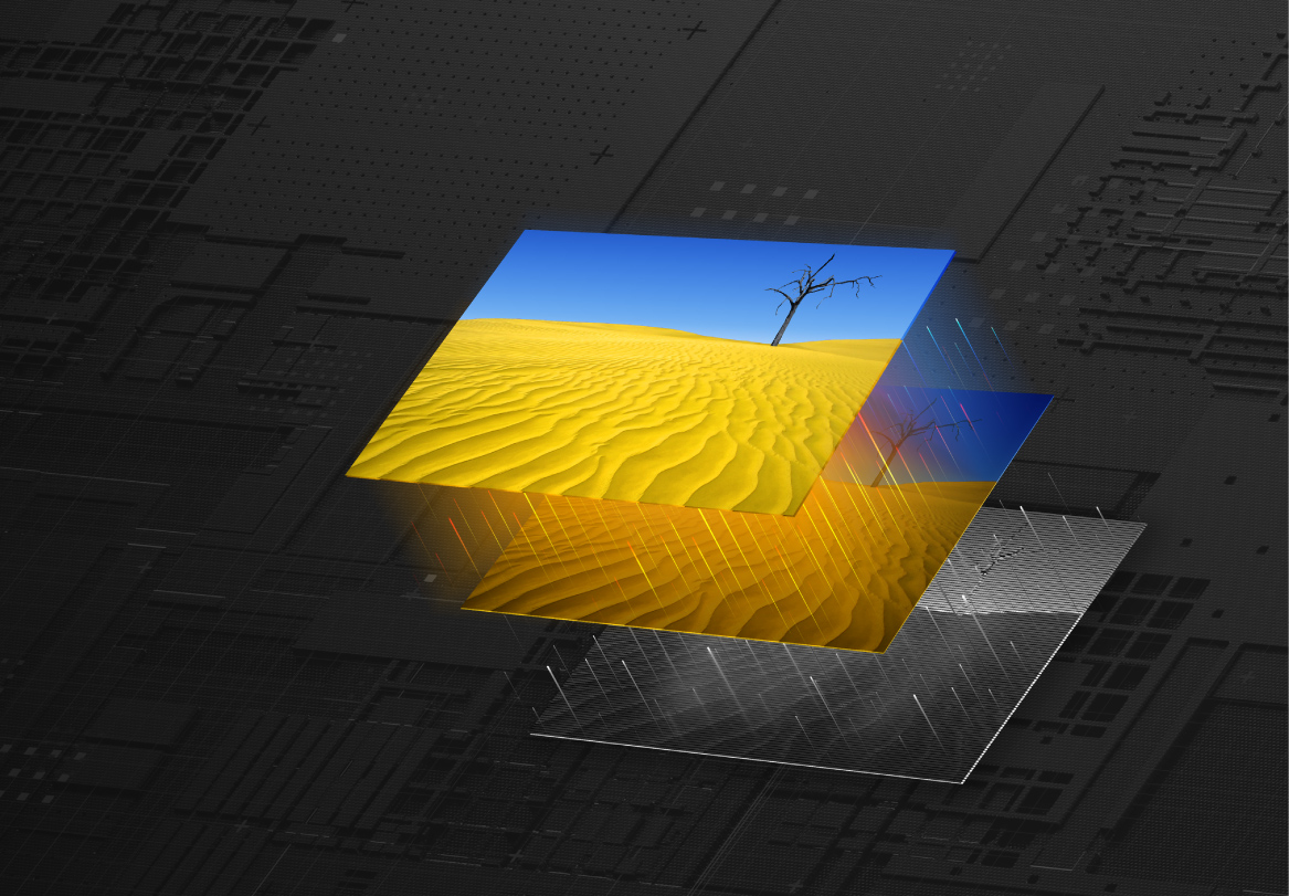 Stunning 4K clarity on floor-standing digital signage showcasing vibrant visuals