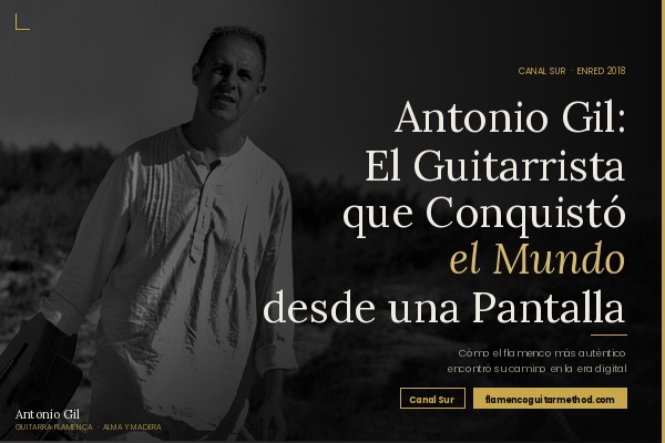 Antonio Gil en Canal Sur: El Guitarrista Flamenco que Conquistó el Mundo desde una Pantalla