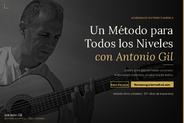 Academia de Guitarra Flamenca con Antonio Gil: Un Método Serio para Todos los Niveles