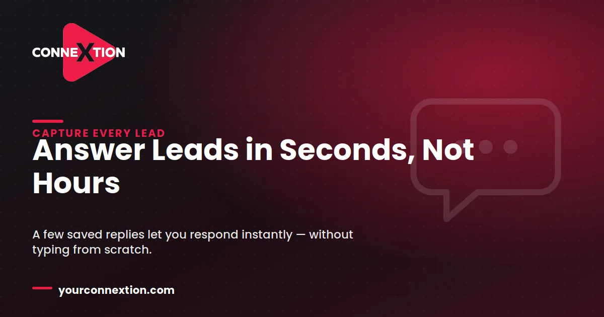 Write 3 Ready-to-Send Replies and Answer Leads in Seconds