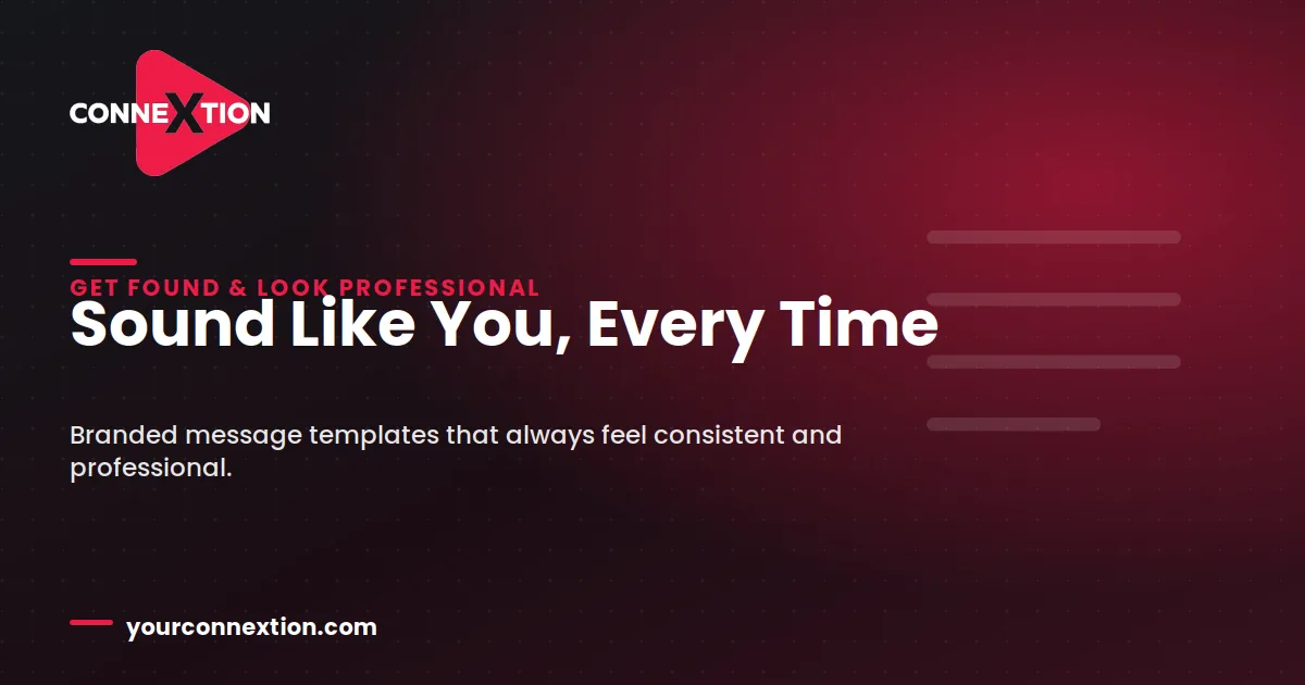 Create a Branded Message Template So You Always Sound Like You