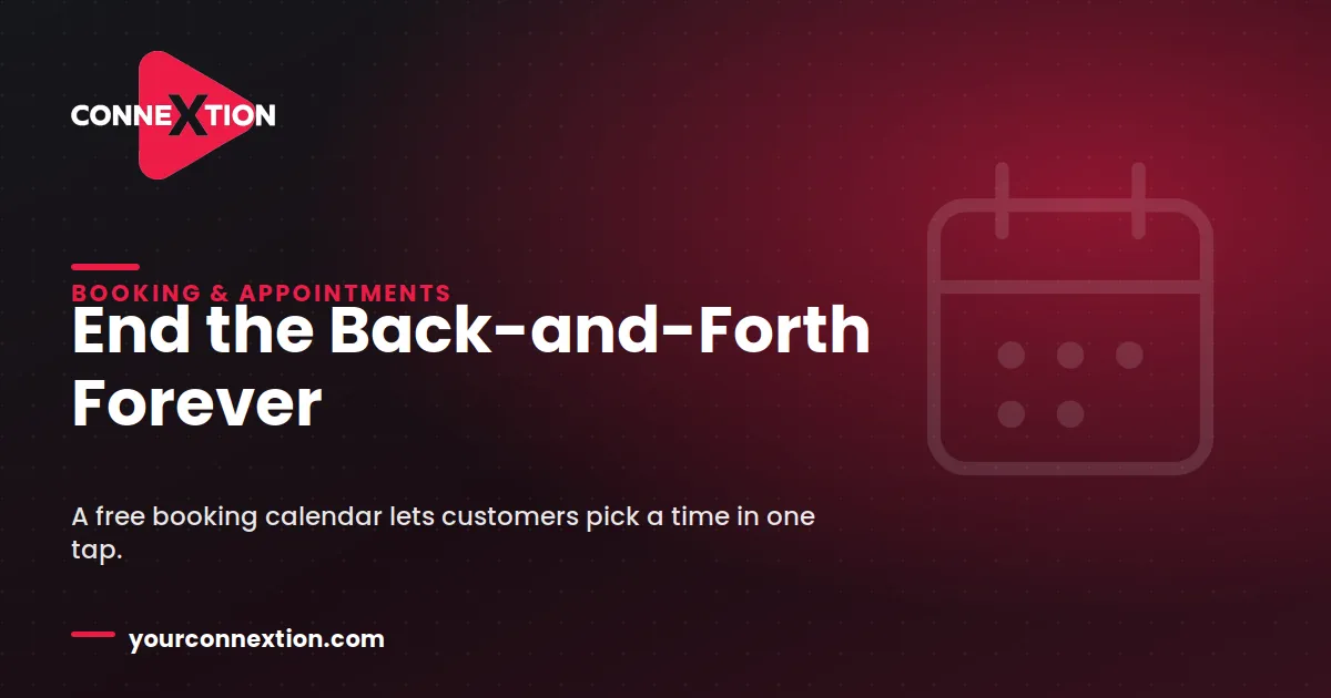 Set Up a Free Online Booking Calendar