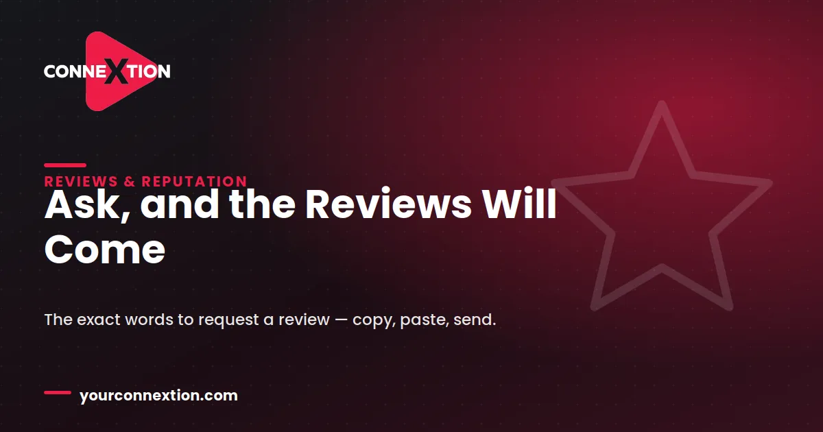 Write the Perfect Review Request