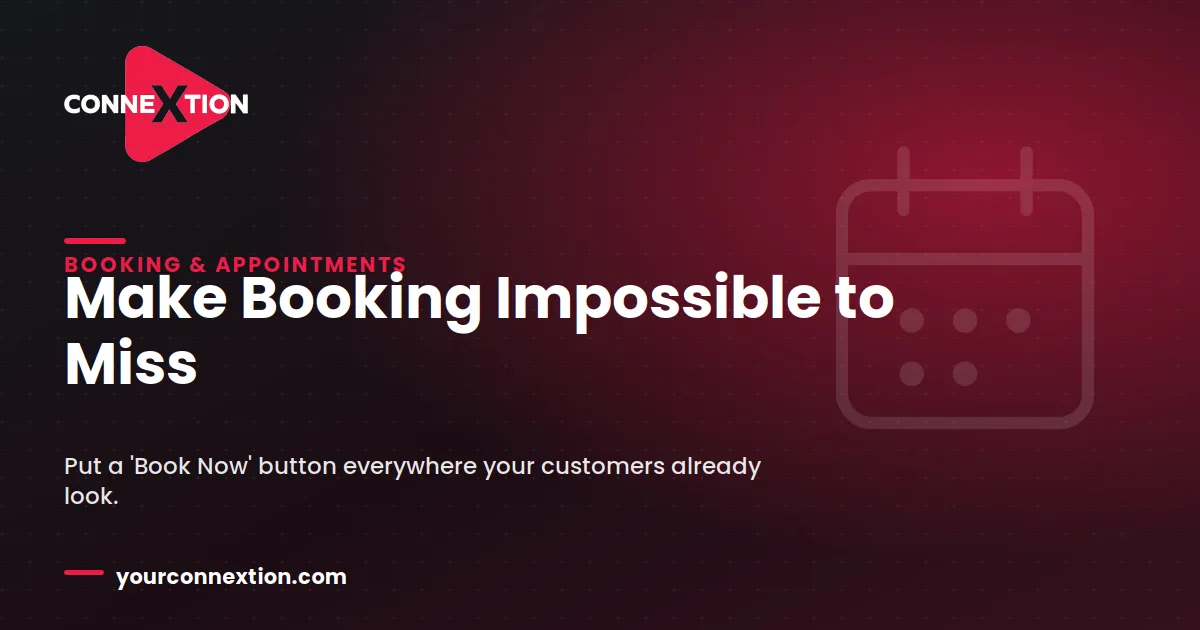Put a “Book Now” Button Everywhere Customers Look