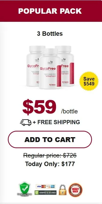 glycofree buy now 3 bottle