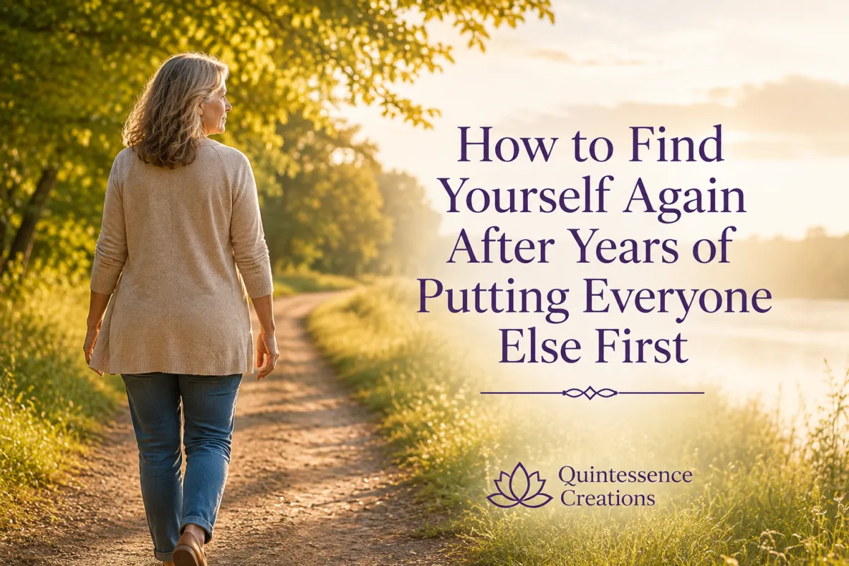 Woman beginning to rediscover herself after years of putting others first