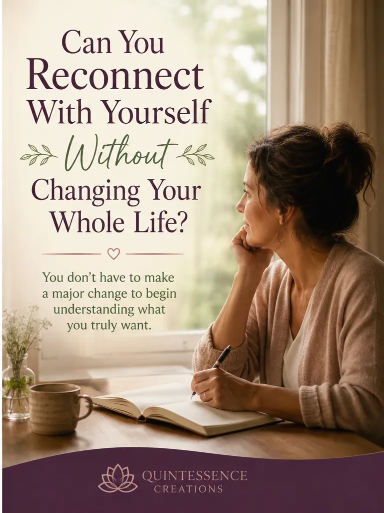 Can You Reconnect With Yourself Without Changing Your Whole Life?