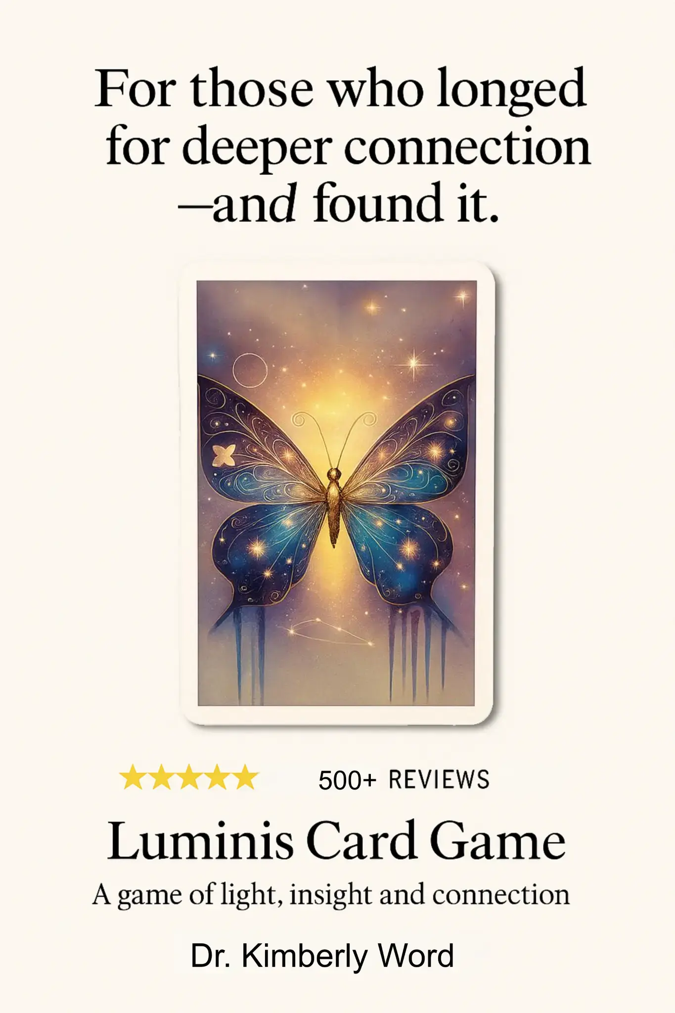 For those who longed for deeper connection - and found it.