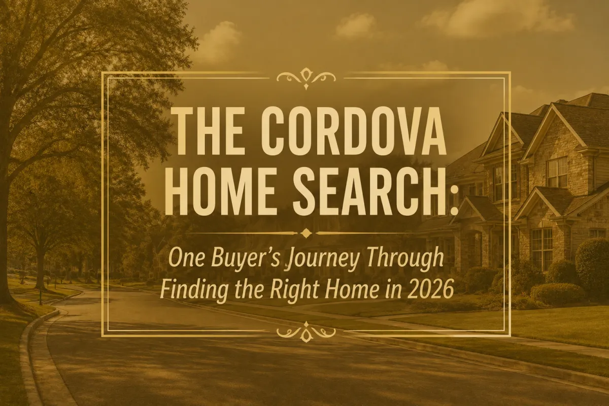 One buyer’s journey through finding the right home in Cordova TN in 2026