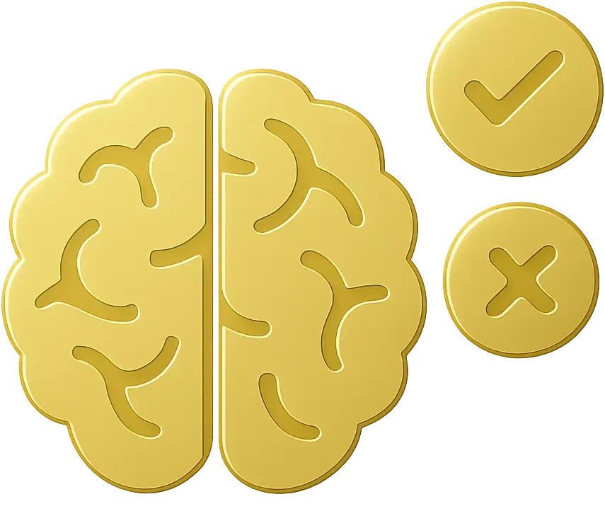 Icon: Gehirn – Selly KI analysiert und filtert automatisch qualifizierte Leads