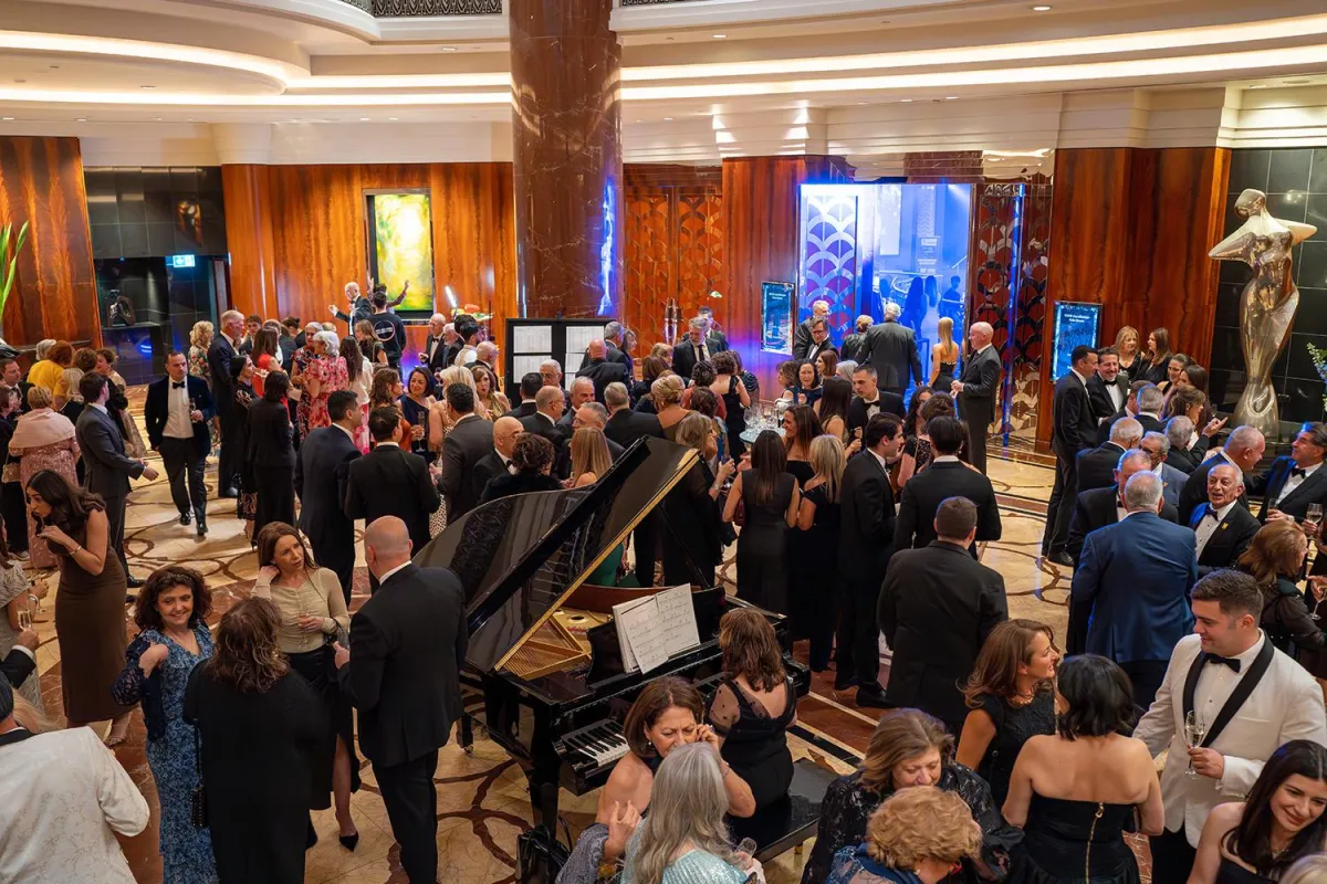 Members engaging at a community networking event