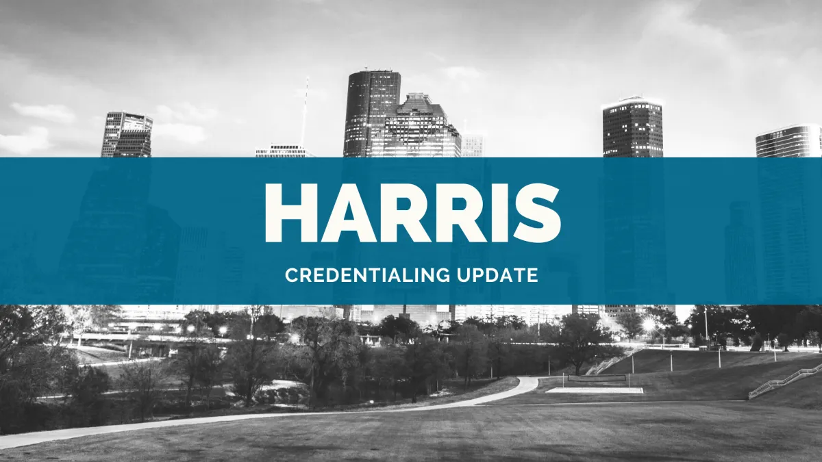 Harris Region MCO Updates
