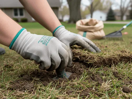 White Bear Township, MN Bumpy Lawn Repair