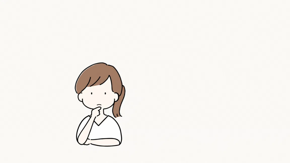 Illustration of a cartoon woman thinking with a thought bubble showing a balance scale weighing a money bag labeled "Loan" against a house labeled "Value", representing a loan-to-value (LTV) consideration.