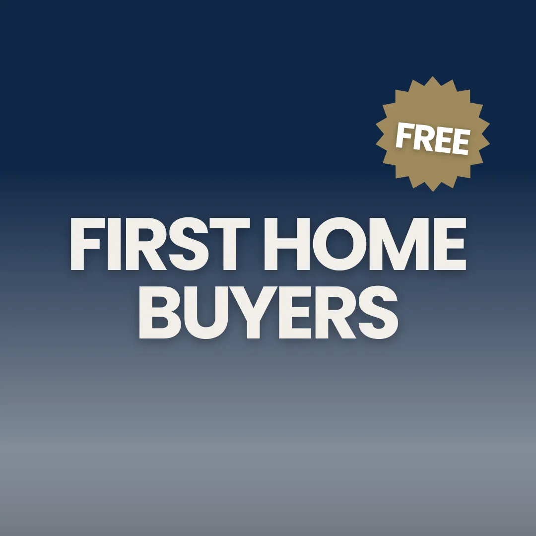 Happy couple holding house keys in front of their new home, representing first home buyers.