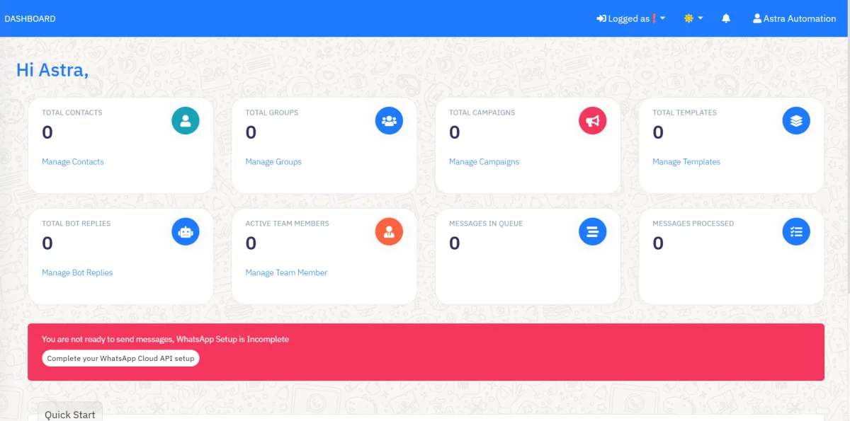 Branded site preview inside a rounded card showing white-label domain and app icon under your brand.