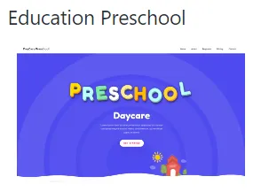DesignAdict Templates - Education - Preschool