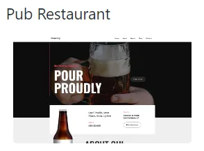 DesignAdict Templates - Pub Restaurant