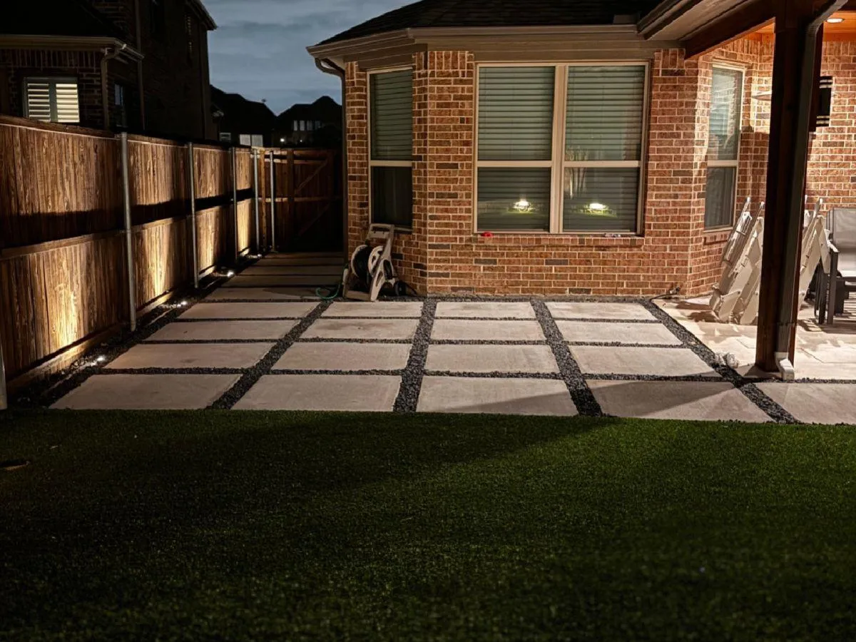 Patio Installation in Dallas, Texas
