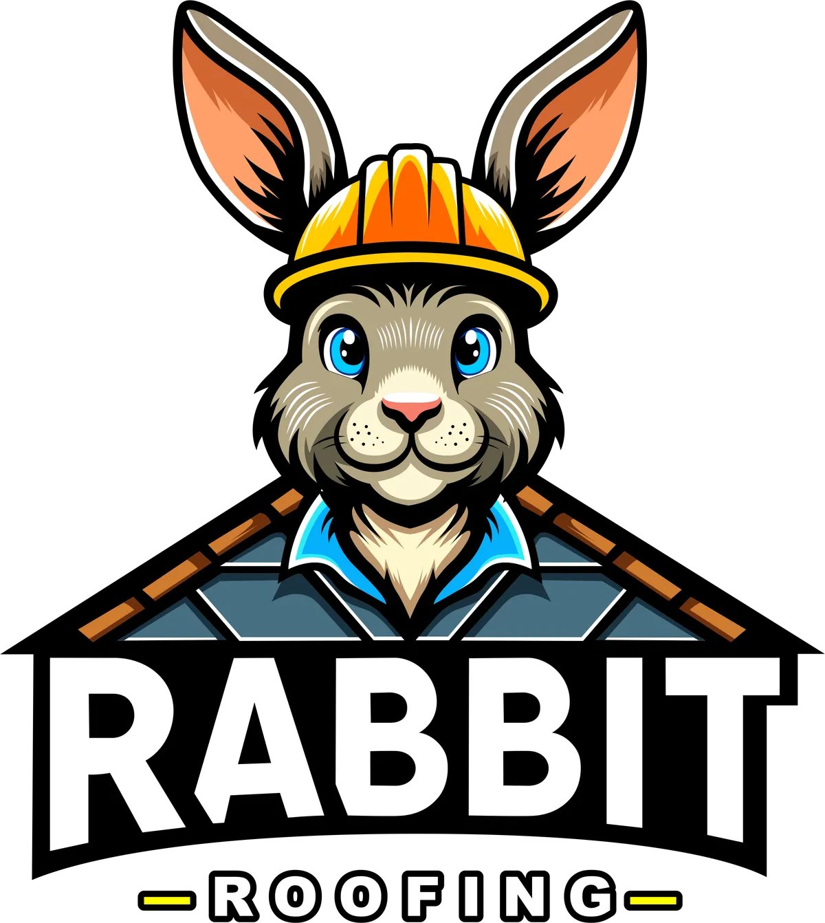 Rabbit Roofing Logo