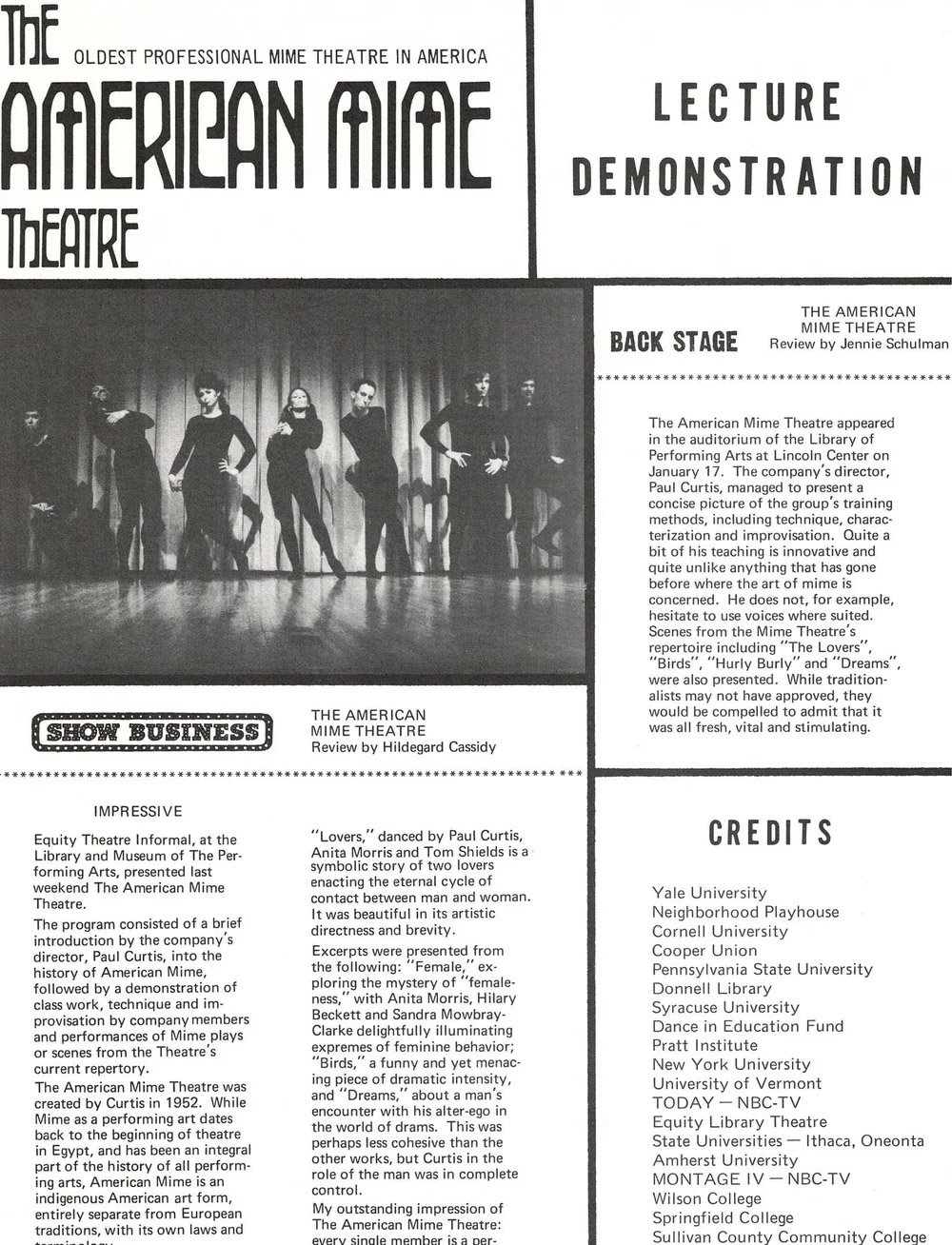 AMT LINCOLN CENTER REVIEW