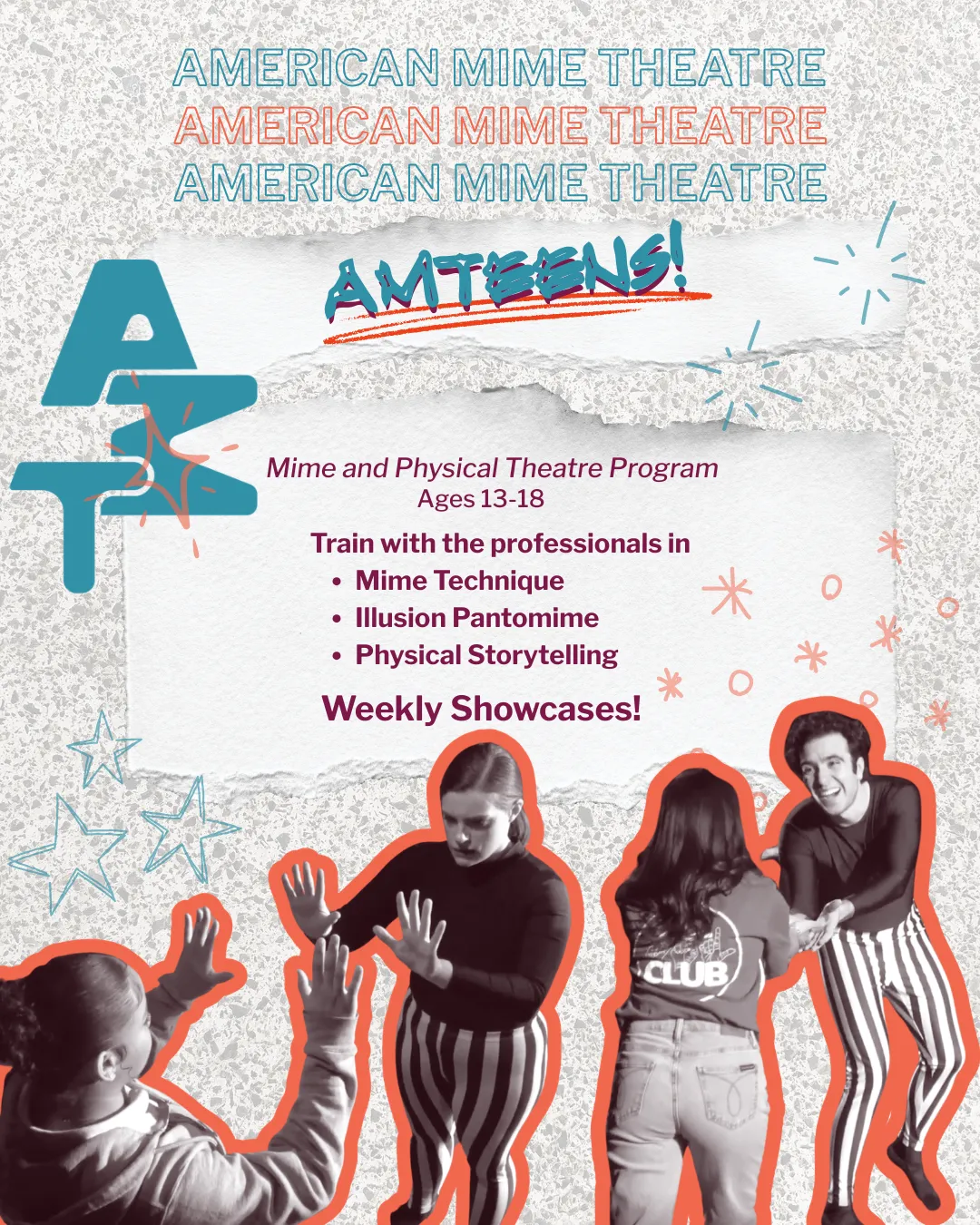 AMTeens promotional flyer