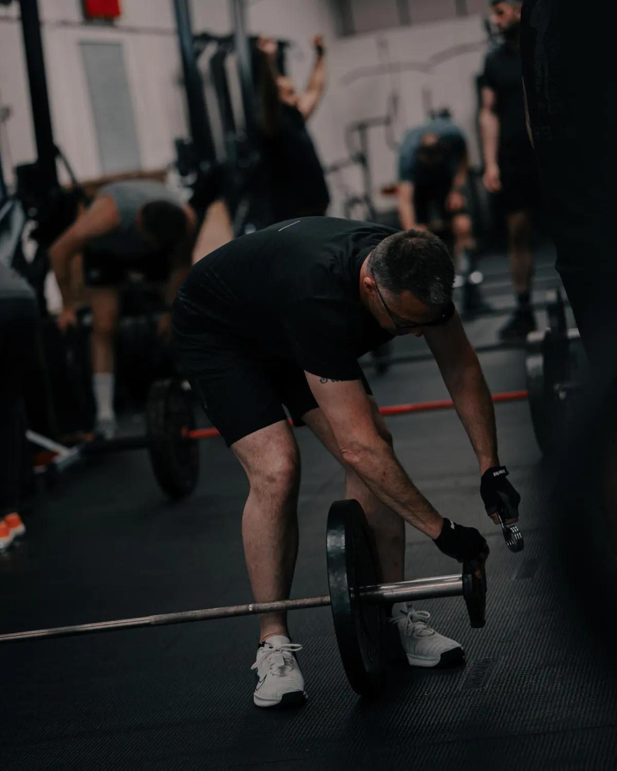 Members performing functional movement at WS9 Fitness