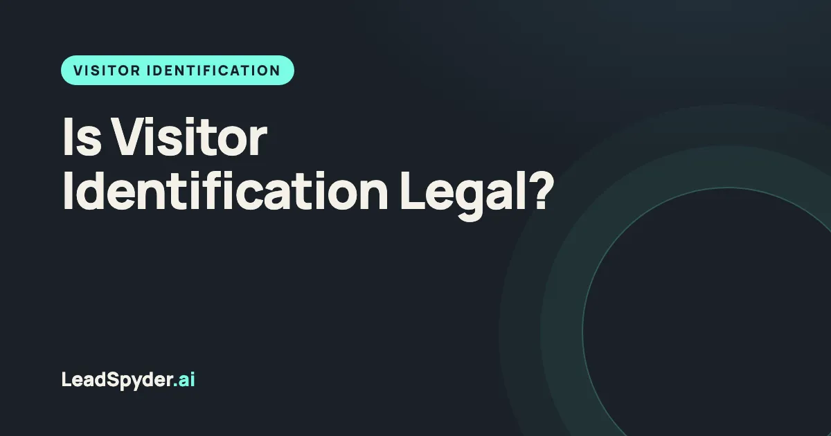 Is Visitor Identification Legal?