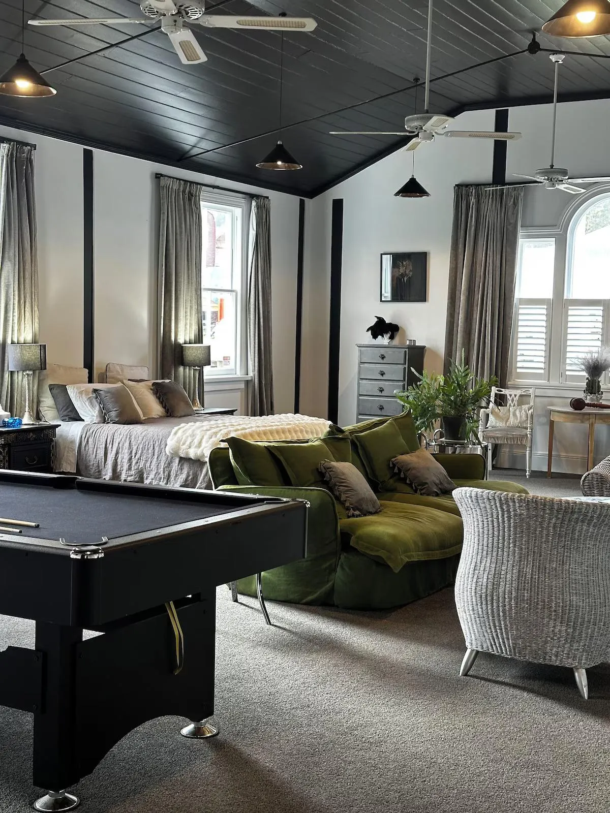 Holiday home bedroom in Te Aroha