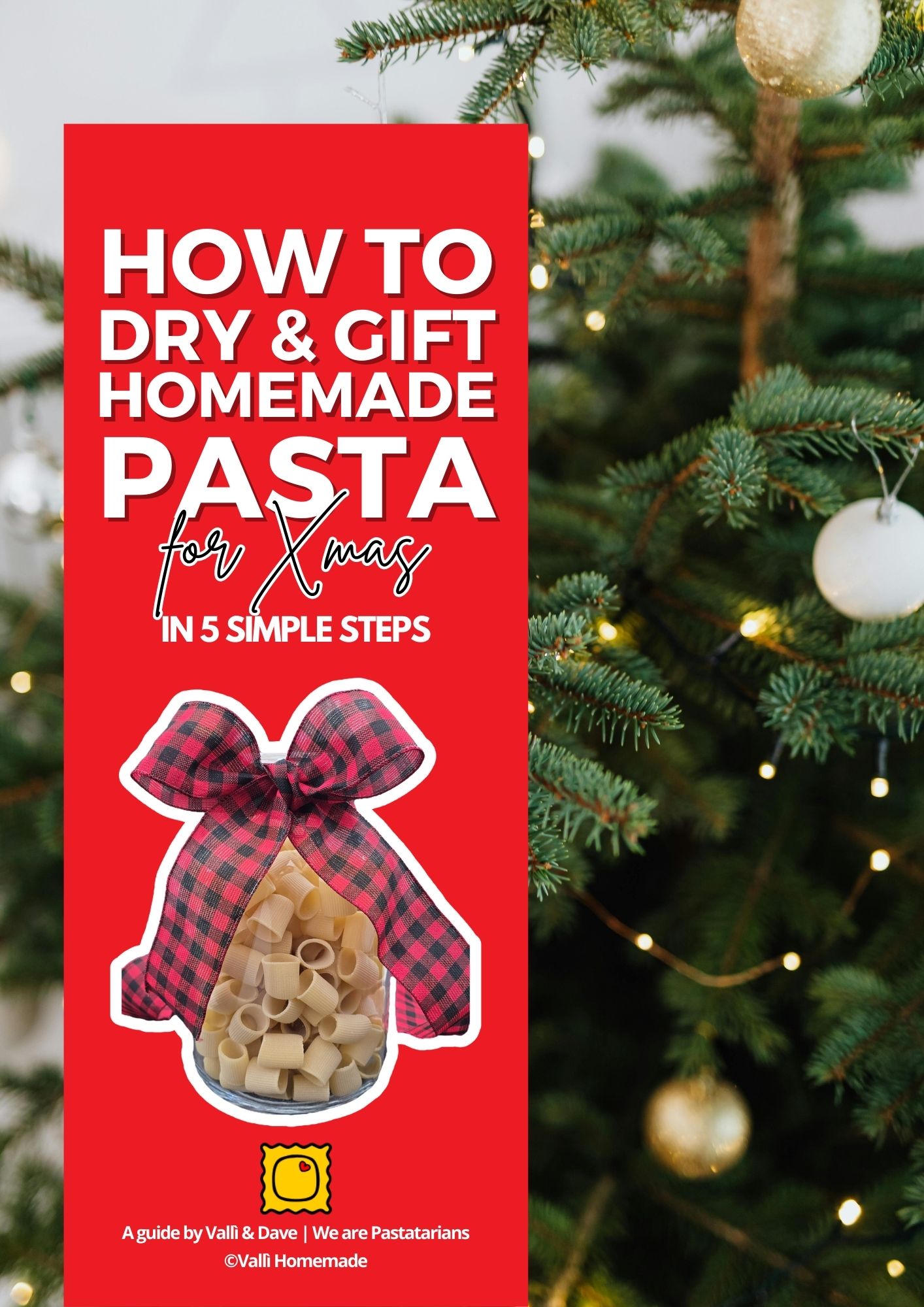 How to dry & gift homemade pasta for Christmas the free guide
