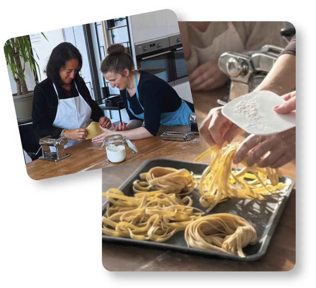 Pasta Cassi in Verona in our family home kitchen