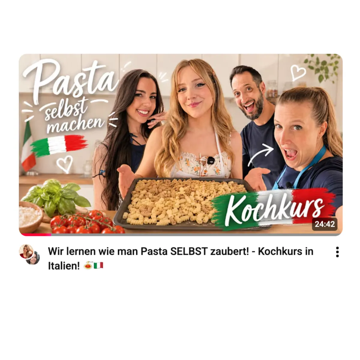 Vallì Homemade fa la pasta con KaddiTV e LillytheChilly