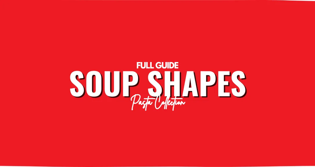 Traditional Italian pasta shapes for soups module