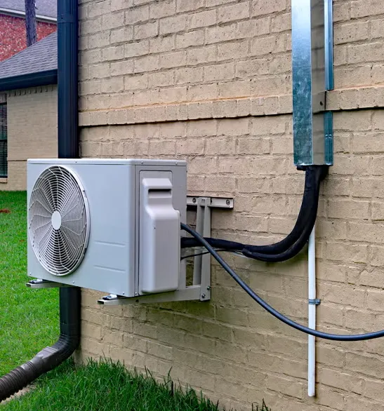 New ductless mini-split air conditioner installed in a Lumberton, MS home