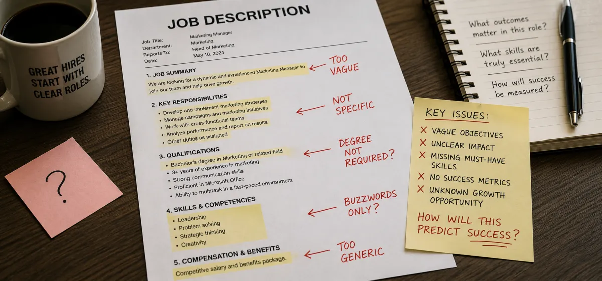 Why Most Job Descriptions Are Completely Wrong